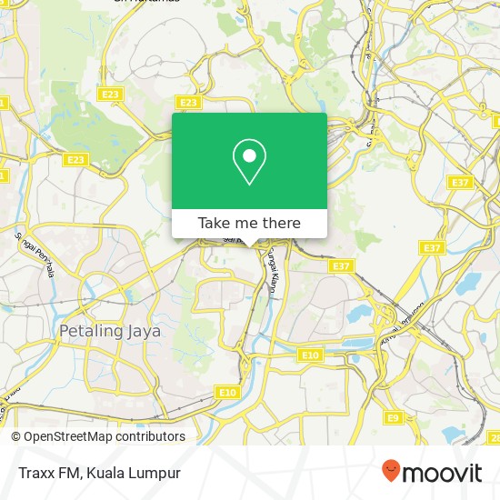 Traxx FM map
