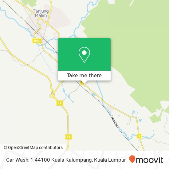 Peta Car Wash, 1 44100 Kuala Kalumpang