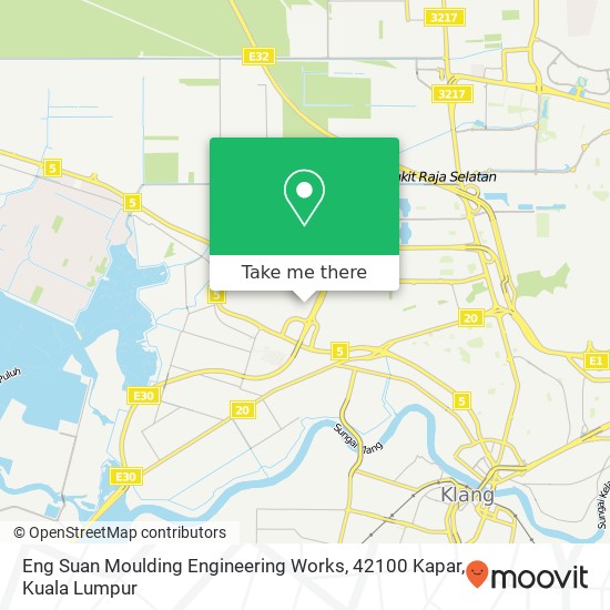 Peta Eng Suan Moulding Engineering Works, 42100 Kapar