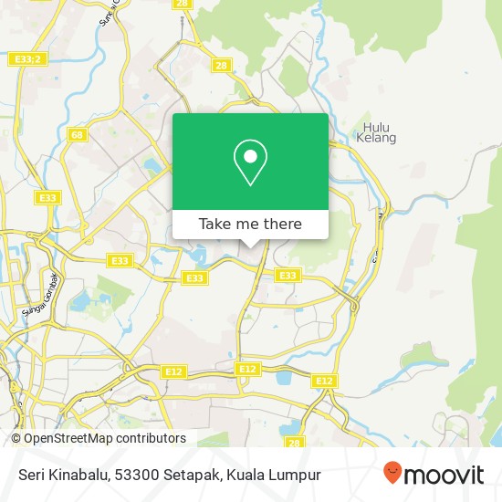 Peta Seri Kinabalu, 53300 Setapak