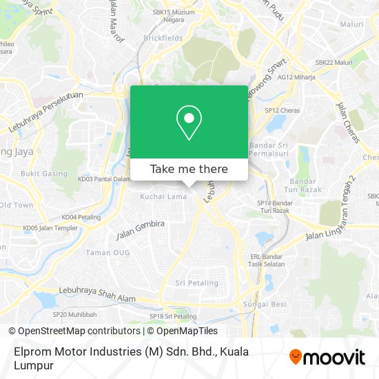 Elprom Motor Industries (M) Sdn. Bhd. map