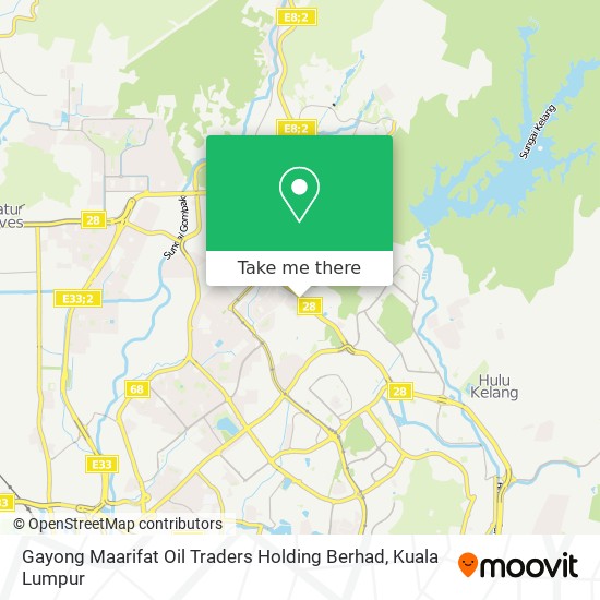 Gayong Maarifat Oil Traders Holding Berhad map