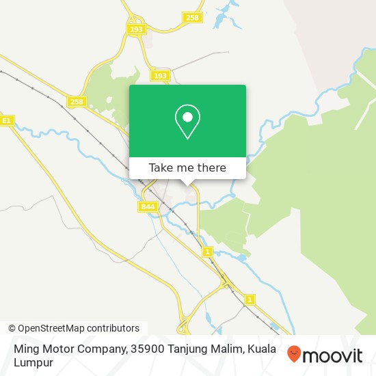 Ming Motor Company, 35900 Tanjung Malim map