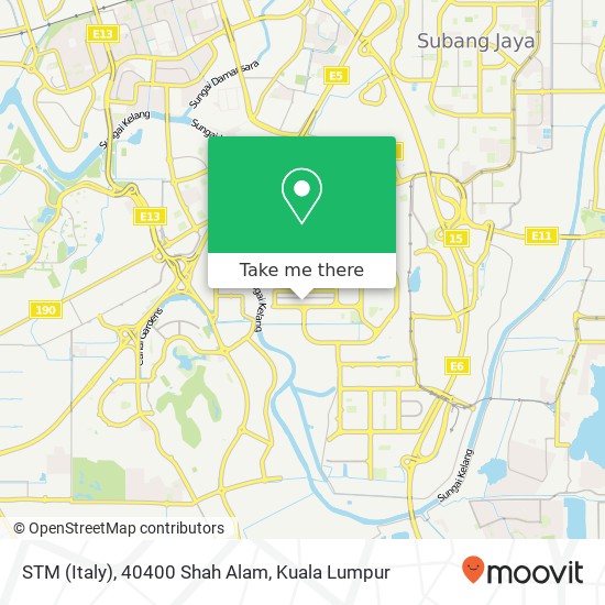 STM (Italy), 40400 Shah Alam map
