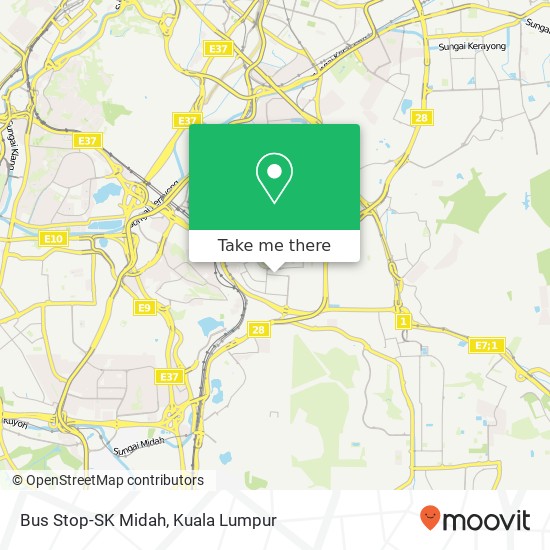 Peta Bus Stop-SK Midah