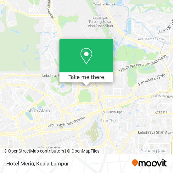 Hotel Meria map