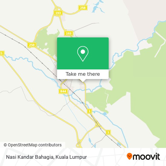 Nasi Kandar Bahagia map