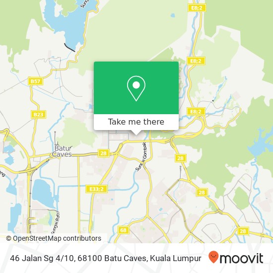 46 Jalan Sg 4 / 10, 68100 Batu Caves map