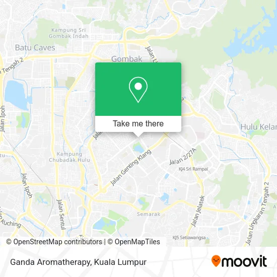 Ganda Aromatherapy map