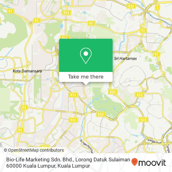 Peta Bio-Life Marketing Sdn. Bhd., Lorong Datuk Sulaiman 60000 Kuala Lumpur