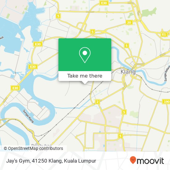 Jay's Gym, 41250 Klang map