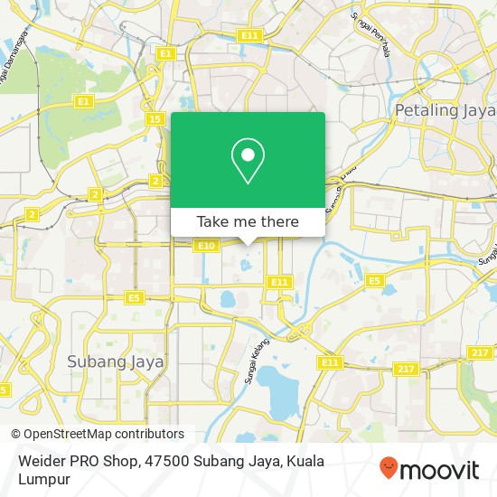 Weider PRO Shop, 47500 Subang Jaya map