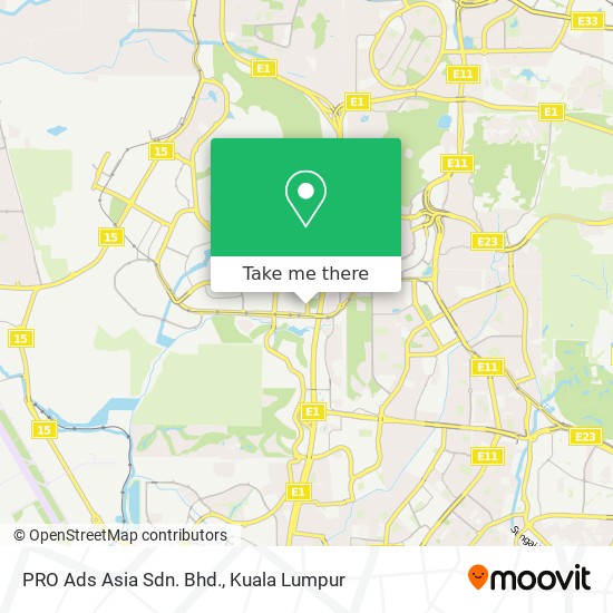 PRO Ads Asia Sdn. Bhd. map