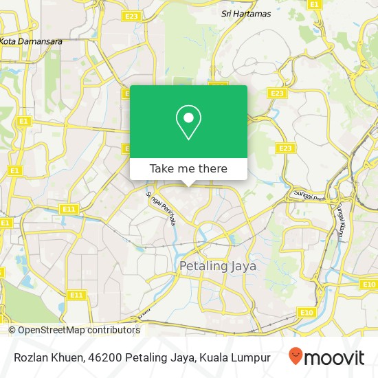 Peta Rozlan Khuen, 46200 Petaling Jaya