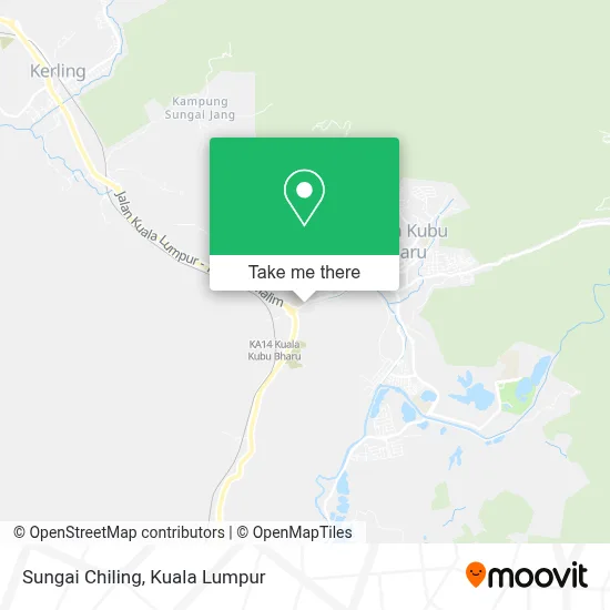 Sungai Chiling map