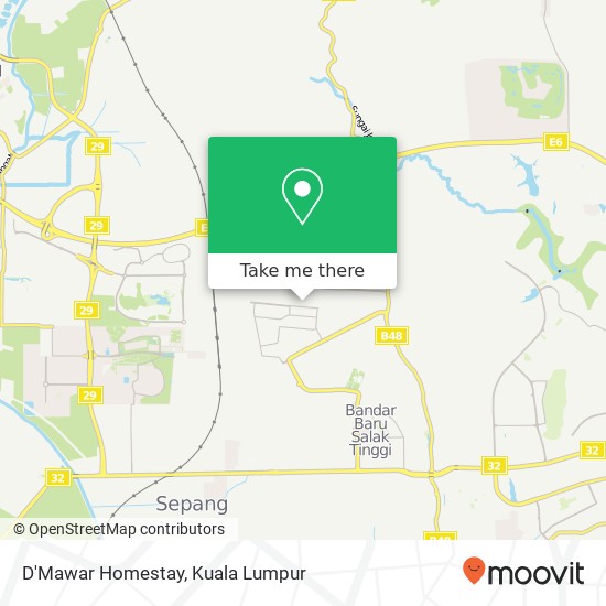 Peta D'Mawar Homestay