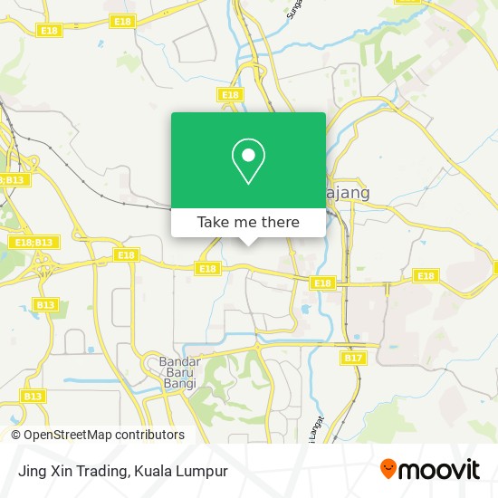 Jing Xin Trading map