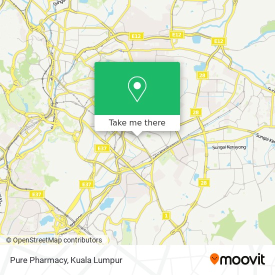 Pure Pharmacy map