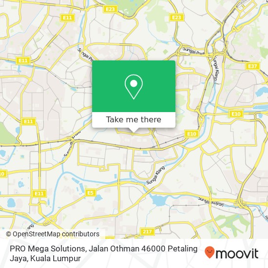 PRO Mega Solutions, Jalan Othman 46000 Petaling Jaya map