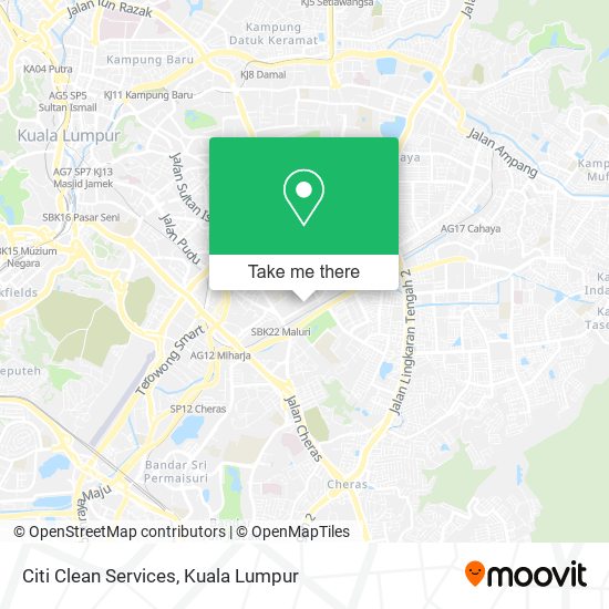 Citi Clean Services map