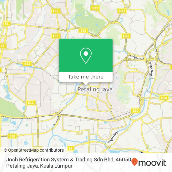 Joch Refrigeration System & Trading Sdn Bhd, 46050 Petaling Jaya map