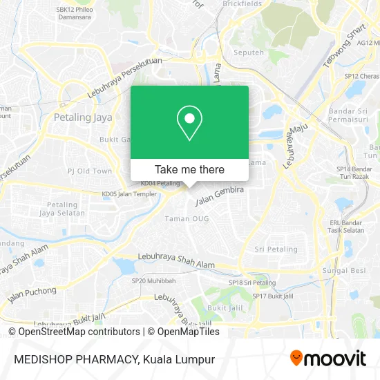 MEDISHOP PHARMACY map