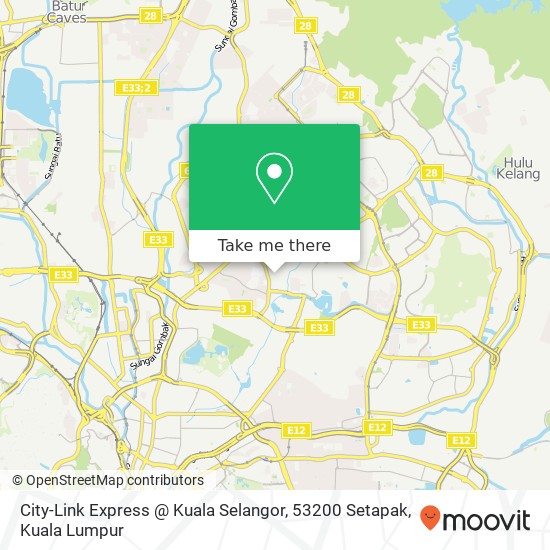 City-Link Express @ Kuala Selangor, 53200 Setapak map