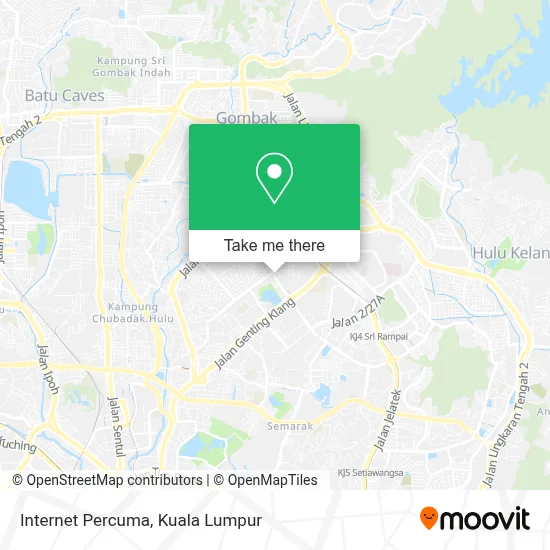 Internet Percuma map