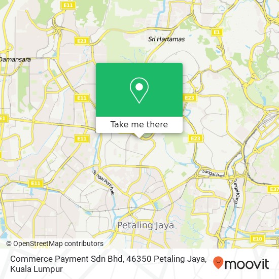Commerce Payment Sdn Bhd, 46350 Petaling Jaya map