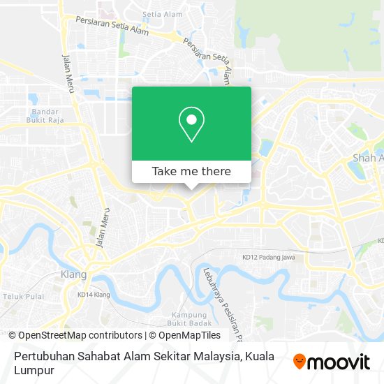 Peta Pertubuhan Sahabat Alam Sekitar Malaysia
