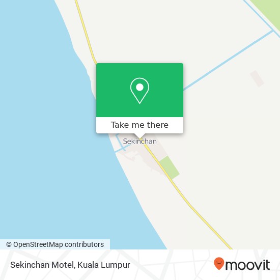 Sekinchan Motel map