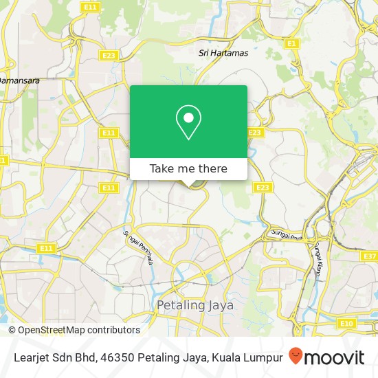 Learjet Sdn Bhd, 46350 Petaling Jaya map