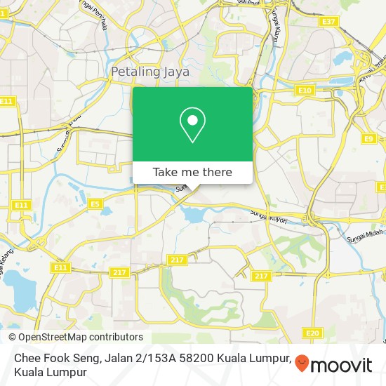 Chee Fook Seng, Jalan 2 / 153A 58200 Kuala Lumpur map