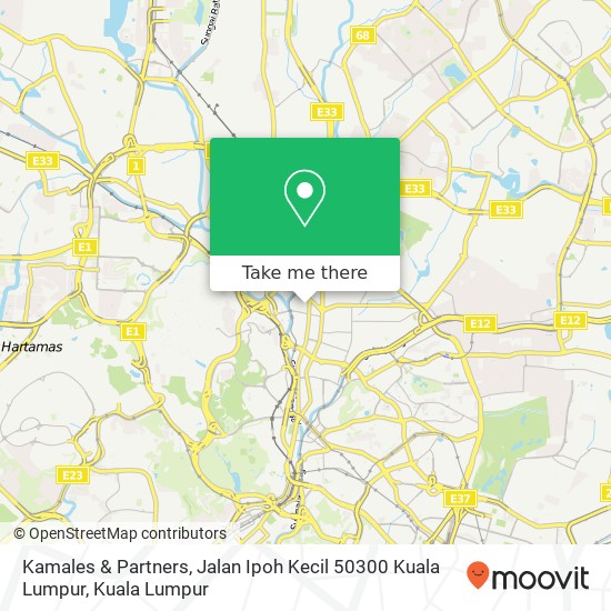 Kamales & Partners, Jalan Ipoh Kecil 50300 Kuala Lumpur map