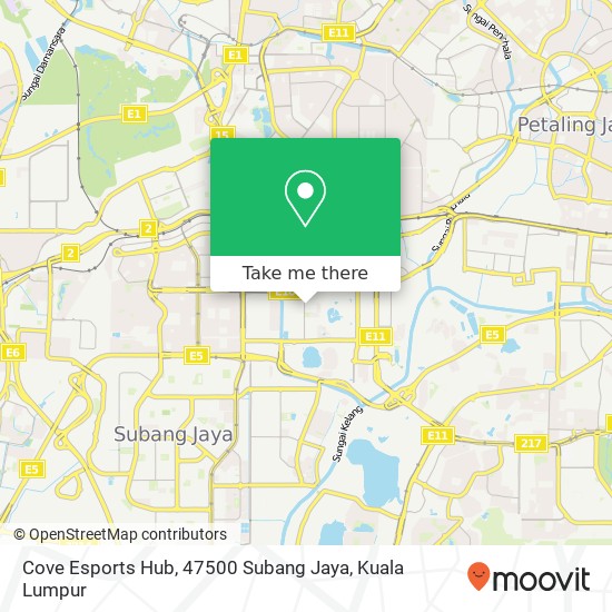 Cove Esports Hub, 47500 Subang Jaya map