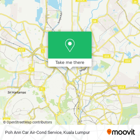 Poh Ann Car Air-Cond Service map