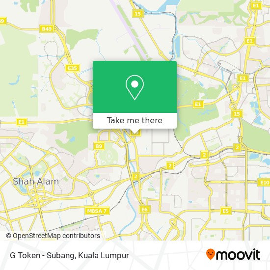 Peta G Token - Subang