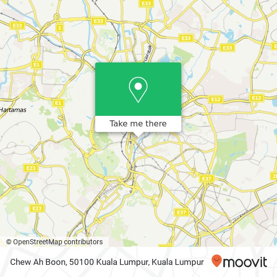 Chew Ah Boon, 50100 Kuala Lumpur map