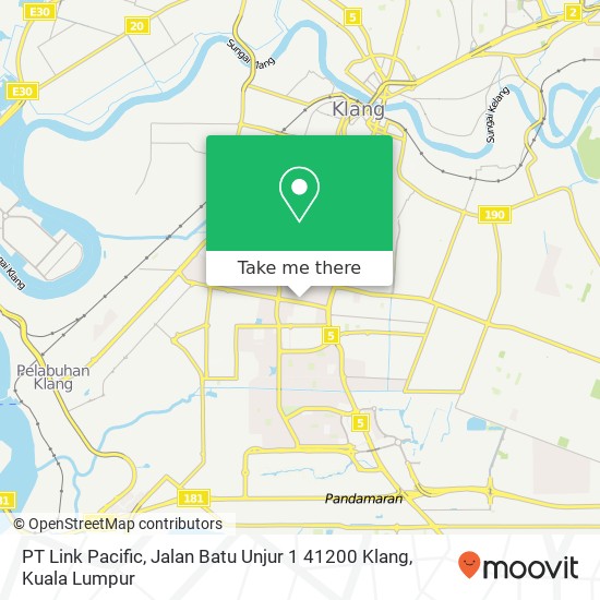 PT Link Pacific, Jalan Batu Unjur 1 41200 Klang map