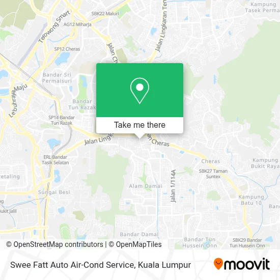 Swee Fatt Auto Air-Cond Service map