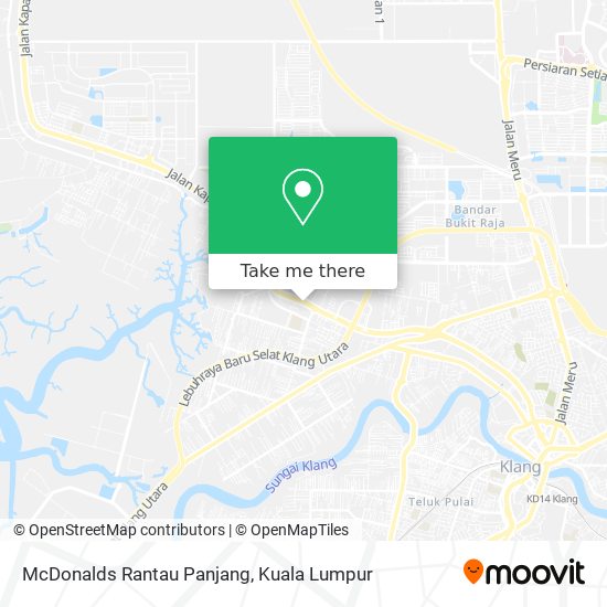Peta McDonalds Rantau Panjang