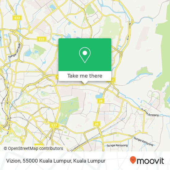 Vizion, 55000 Kuala Lumpur map