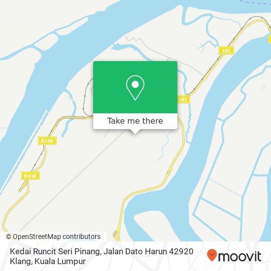 Peta Kedai Runcit Seri Pinang, Jalan Dato Harun 42920 Klang