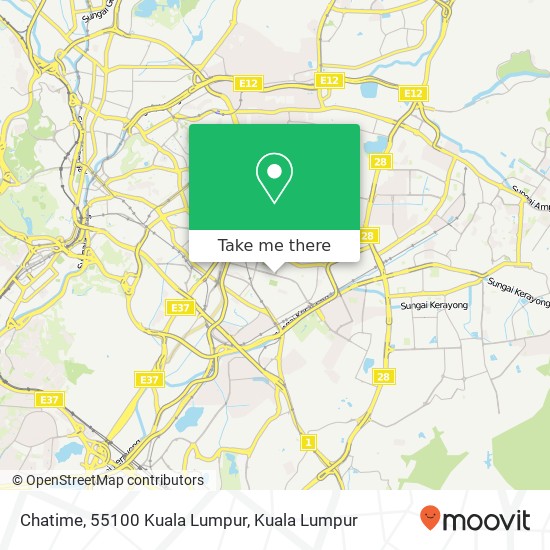 Chatime, 55100 Kuala Lumpur map