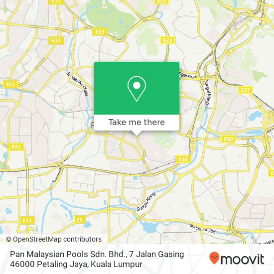 Pan Malaysian Pools Sdn. Bhd., 7 Jalan Gasing 46000 Petaling Jaya map