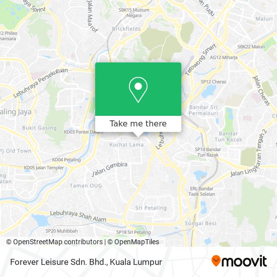Forever Leisure Sdn. Bhd. map