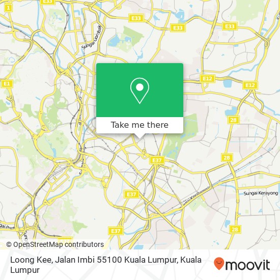 Peta Loong Kee, Jalan Imbi 55100 Kuala Lumpur