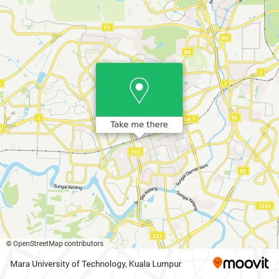 Mara University of Technology map