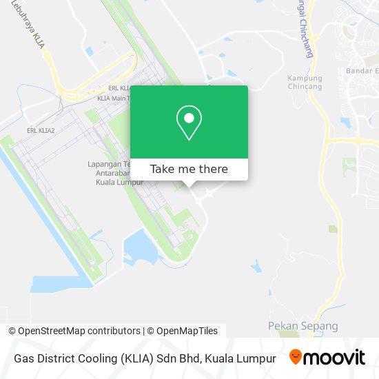 Gas District Cooling (KLIA) Sdn Bhd map