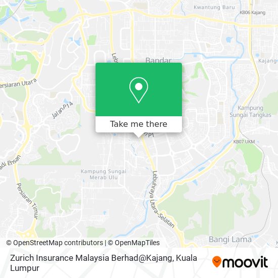 Zurich Insurance Malaysia Berhad@Kajang map